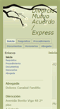 Mobile Screenshot of midivorciomutuoacuerdo.com